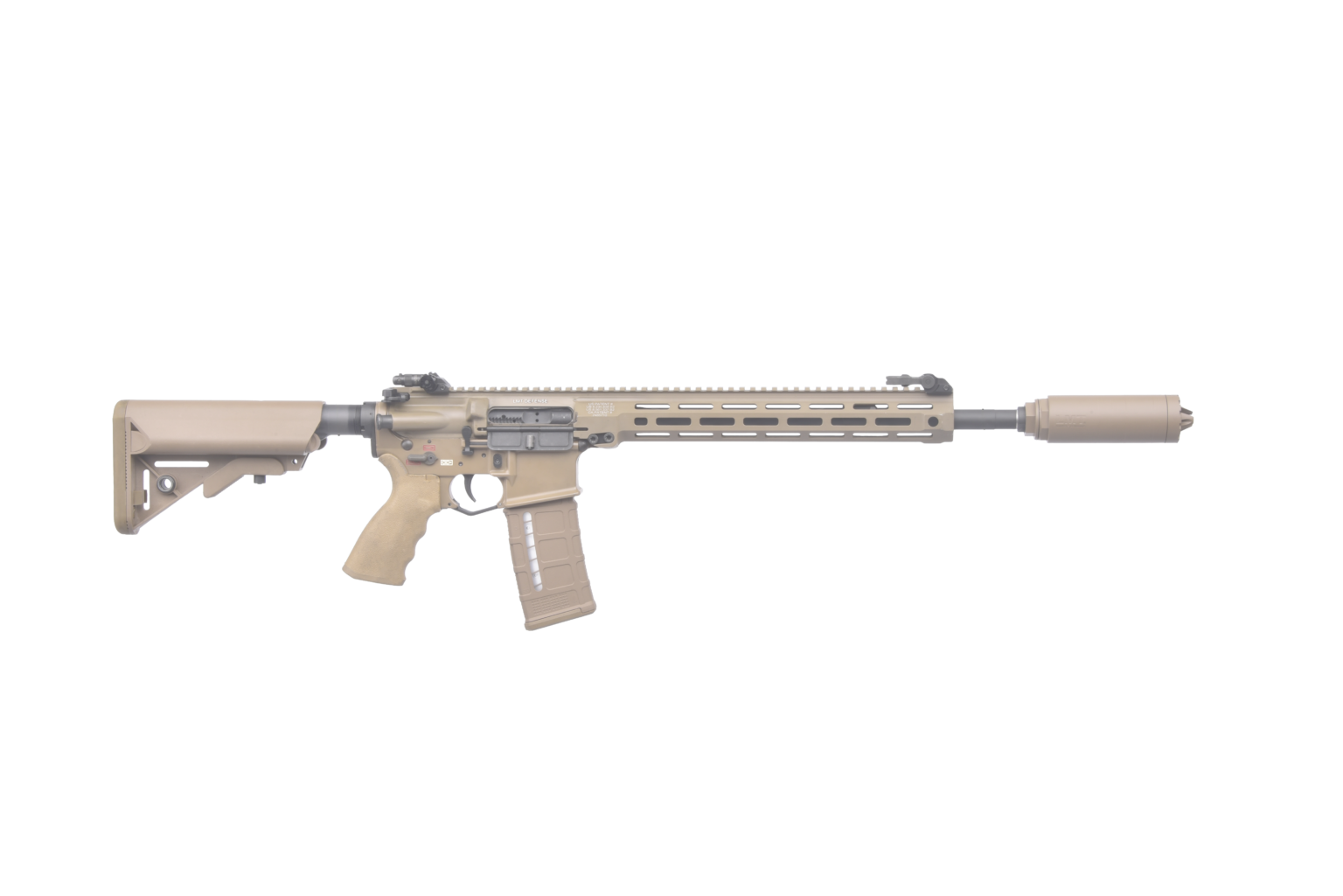 IONK 5.56 FDE Weapon Mounted