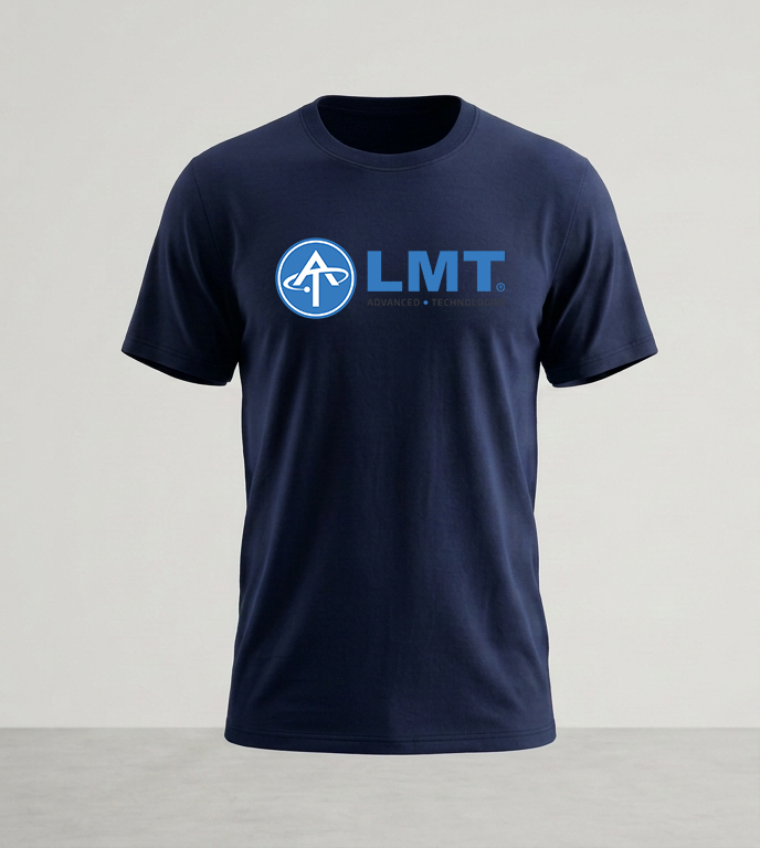 Atomic Level Testing Navy T Shirt- Front view